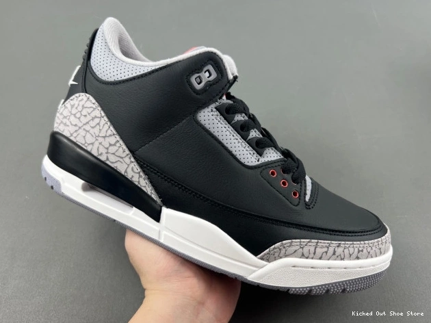 Kicked Out Shoe Store 3 Black Air Cement Jordan DN3707-010 0702